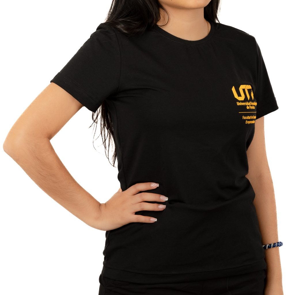 T Shirt Negra Mujer Tienda Utp