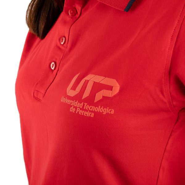 Polo Roja, Borde azul - Mujer - Imagen 2