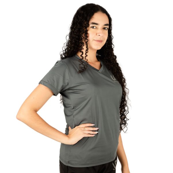 Camiseta Deportiva Gris-Mujer - Imagen 2