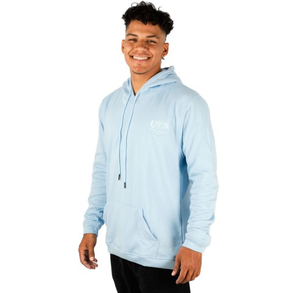 Buzo Mónaco Azul Claro, con capota sin cierre - Unisex