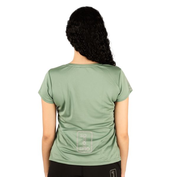 Camiseta Deportiva Verde Claro-Mujer - Imagen 3