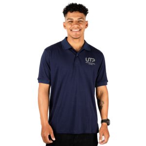 Polo Azul Oscuro Unicolor - Hombre