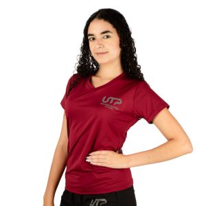 Camiseta Deportiva Vinotinto-Mujer