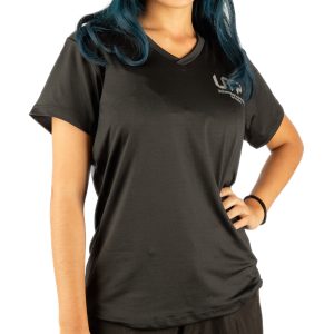 Camiseta Deportiva Negra-Mujer