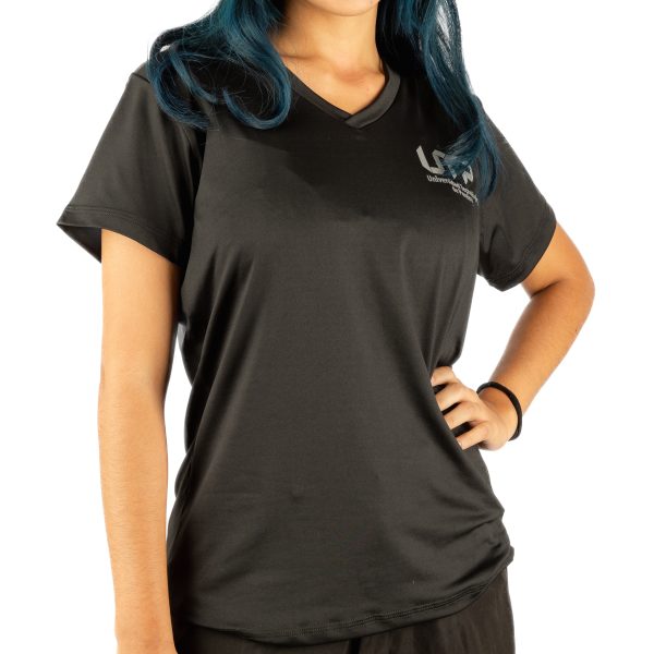 Camiseta Deportiva Negra-Mujer