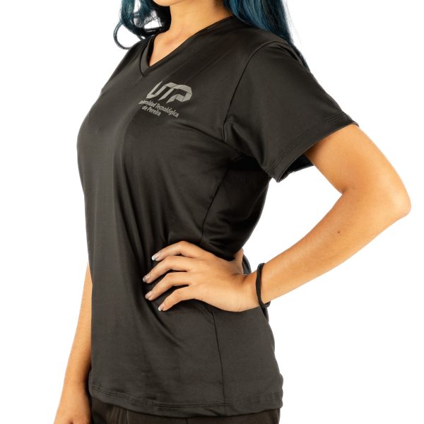 Camiseta Deportiva Negra-Mujer - Imagen 2