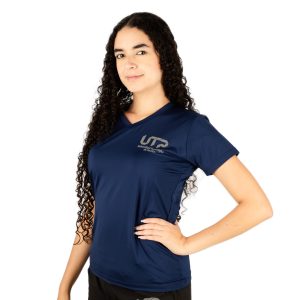 Camiseta Deportiva Azul Oscuro-Mujer