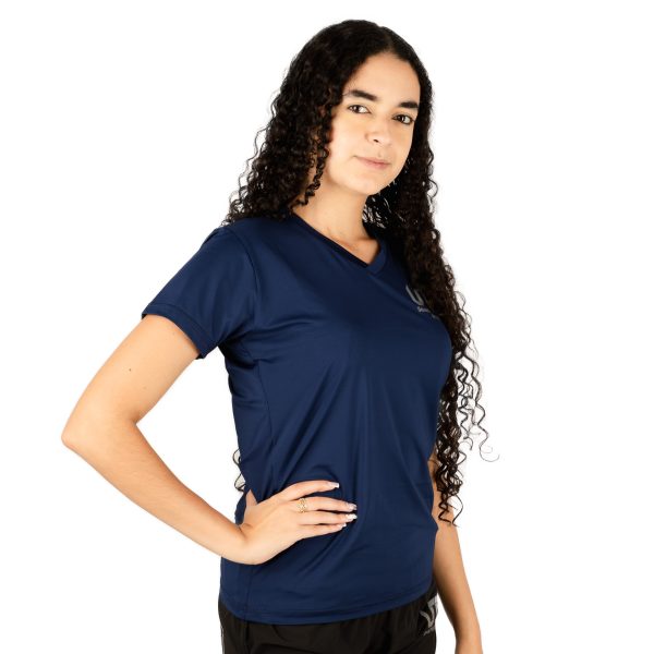 Camiseta Deportiva Azul Oscuro-Mujer - Imagen 2