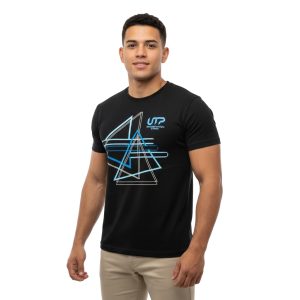 T-Shirt Estampada Negra - Hombre