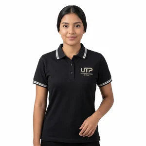 Polo Institucional Corea Negro - Mujer